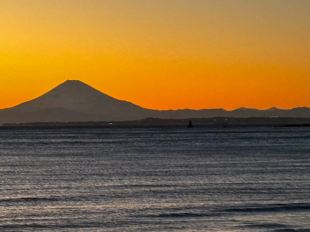 富士山と北岳