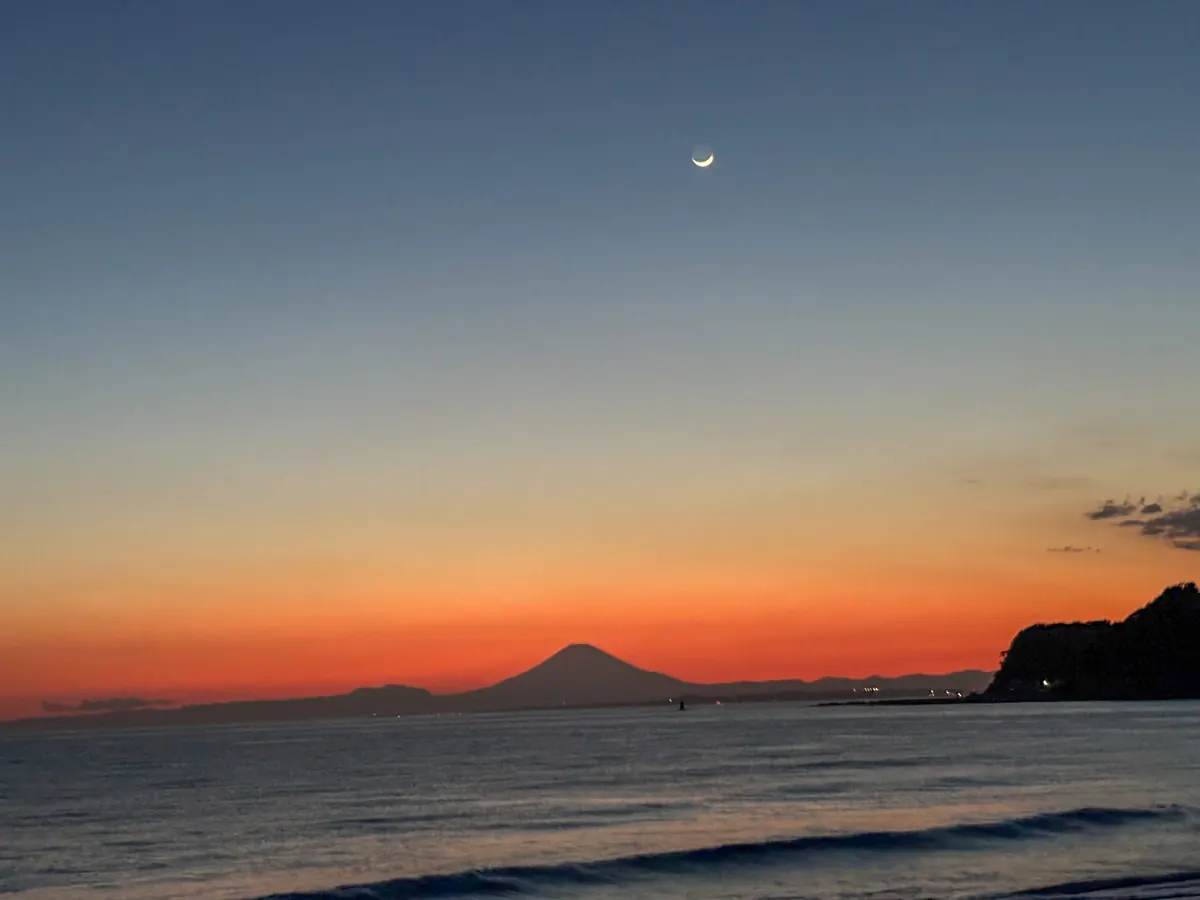 夕焼けの空